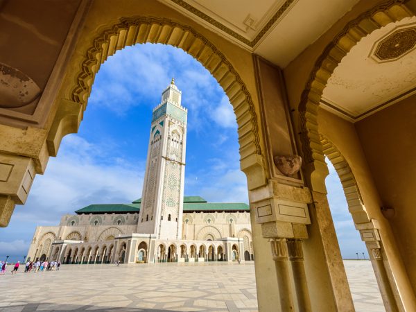 Hassan,Ii,Mosque,In,Casablanca,,Morocco.